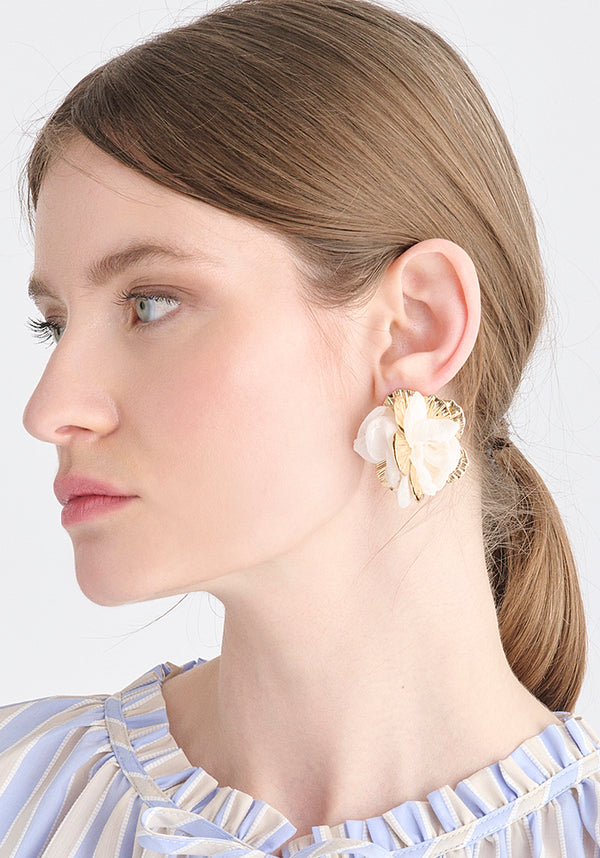Chiffon Bloom Earrings